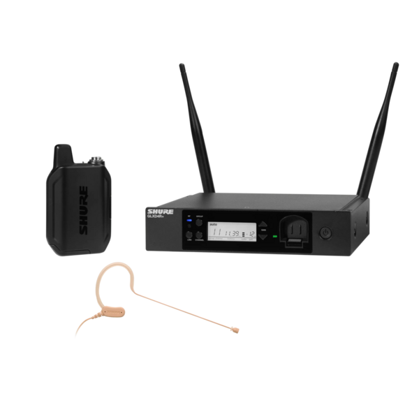 GLXD14R+/MX53-Z3 DIGITAL WIRELESS RACK SYSTEM WITH MX153 HEADSET MICROPHONE, INCLUDES SB904 RECHARGE.BATTERY